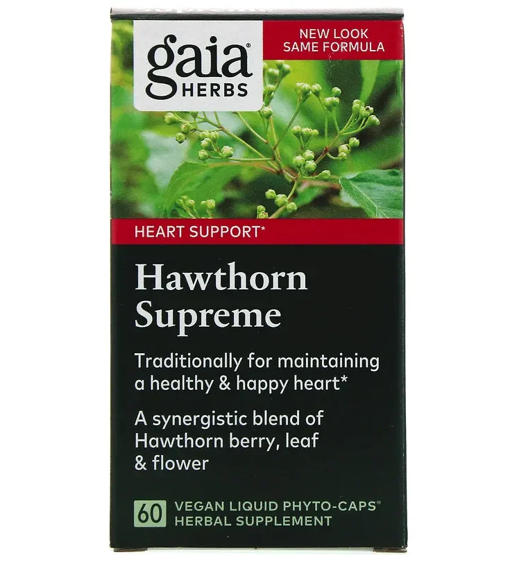 Gaia Herbs Hawthorn Supreme - 60 Vegan Phyto-Caps