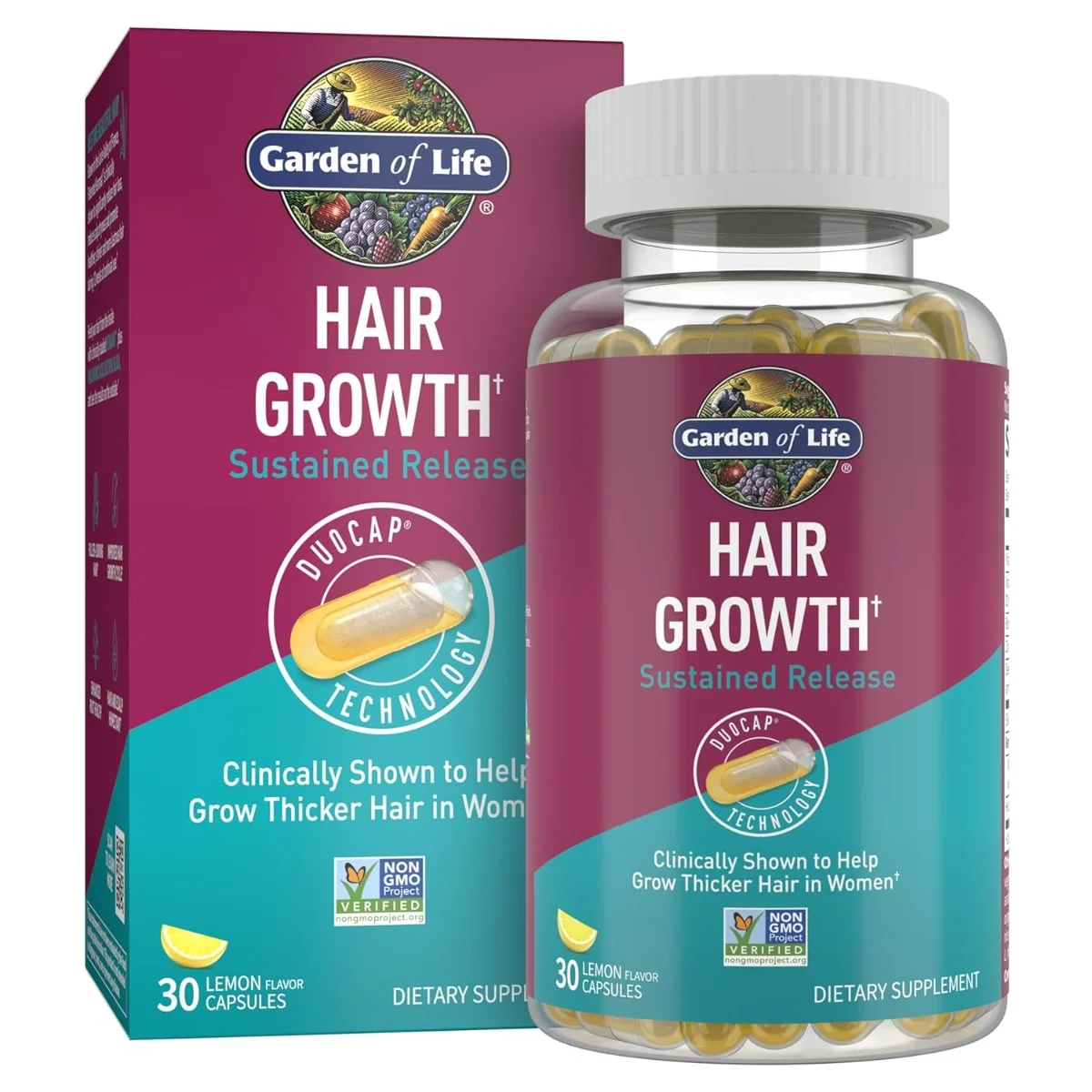 Garden Of Life - Once Daily Hair Growth+ Duocap, 30 Capsules