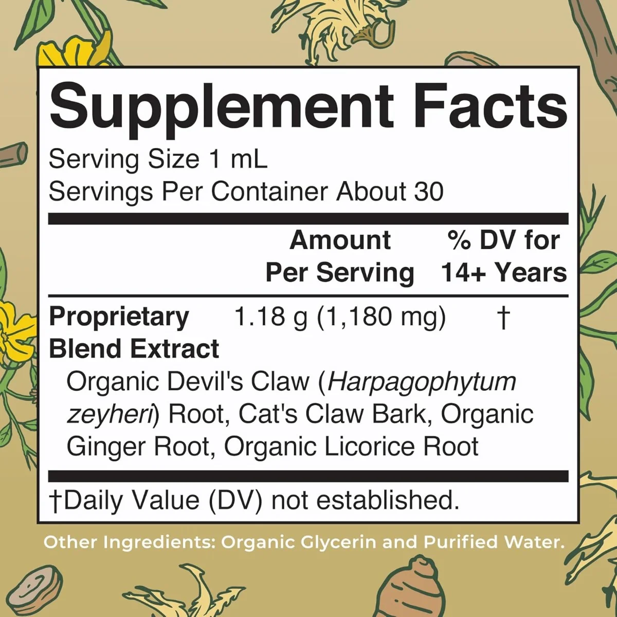 MaryRuth's Joint Health Liquid Extract Herbal Blend -- 1 fl oz