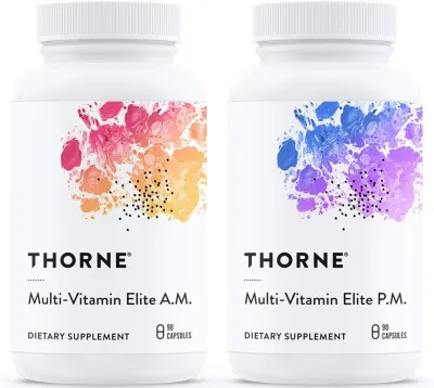 Thorne Multivitamin Elite - AM & PM - 180 Capsules