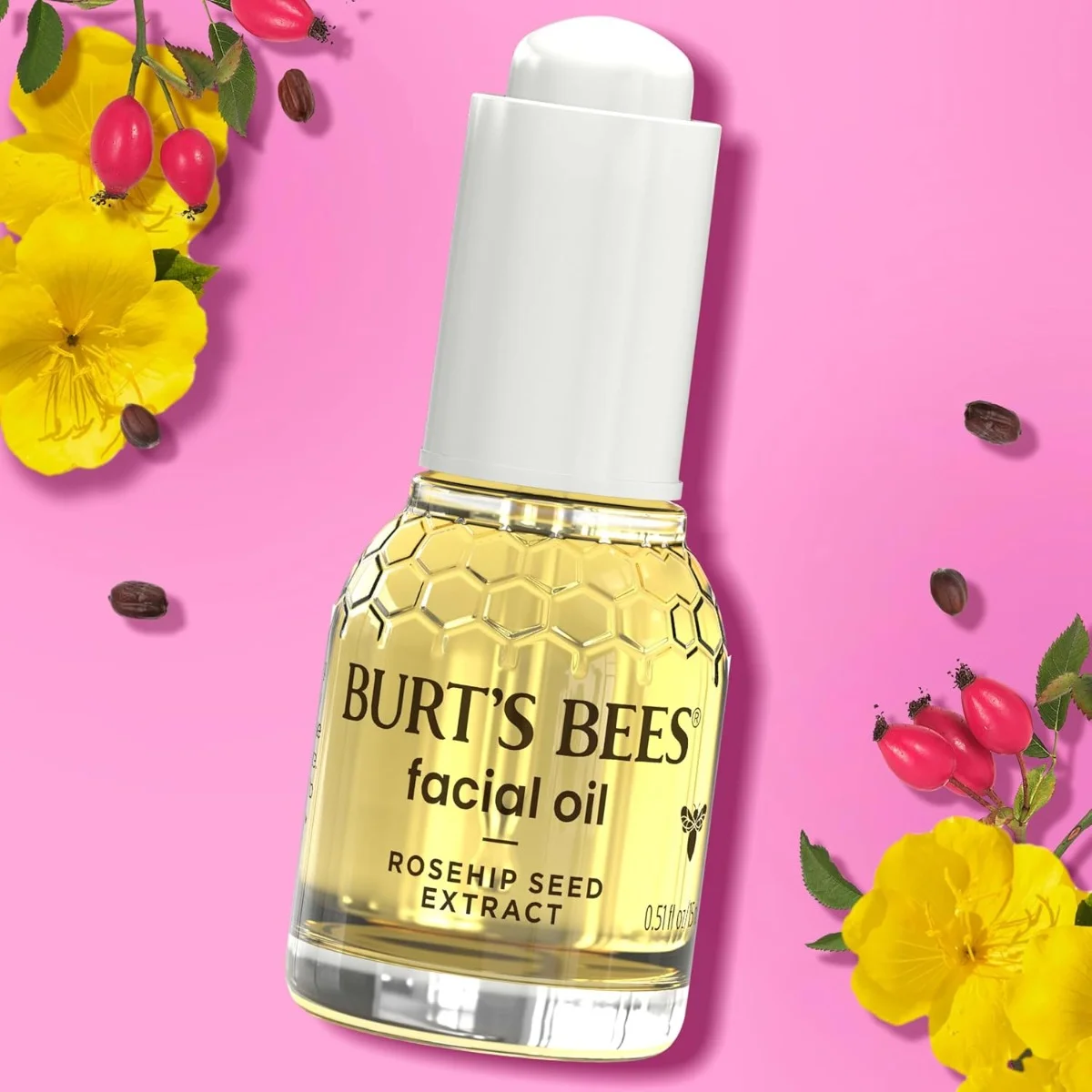 Burt's Bees Complete Nourishment Facial Oil - Anti-Aging Oil - 0.51 fl oz