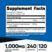 Nutricost HMB B-Hydroxy B-Methylbutyrate - 1000 mg - 240 Capsules - Image 3