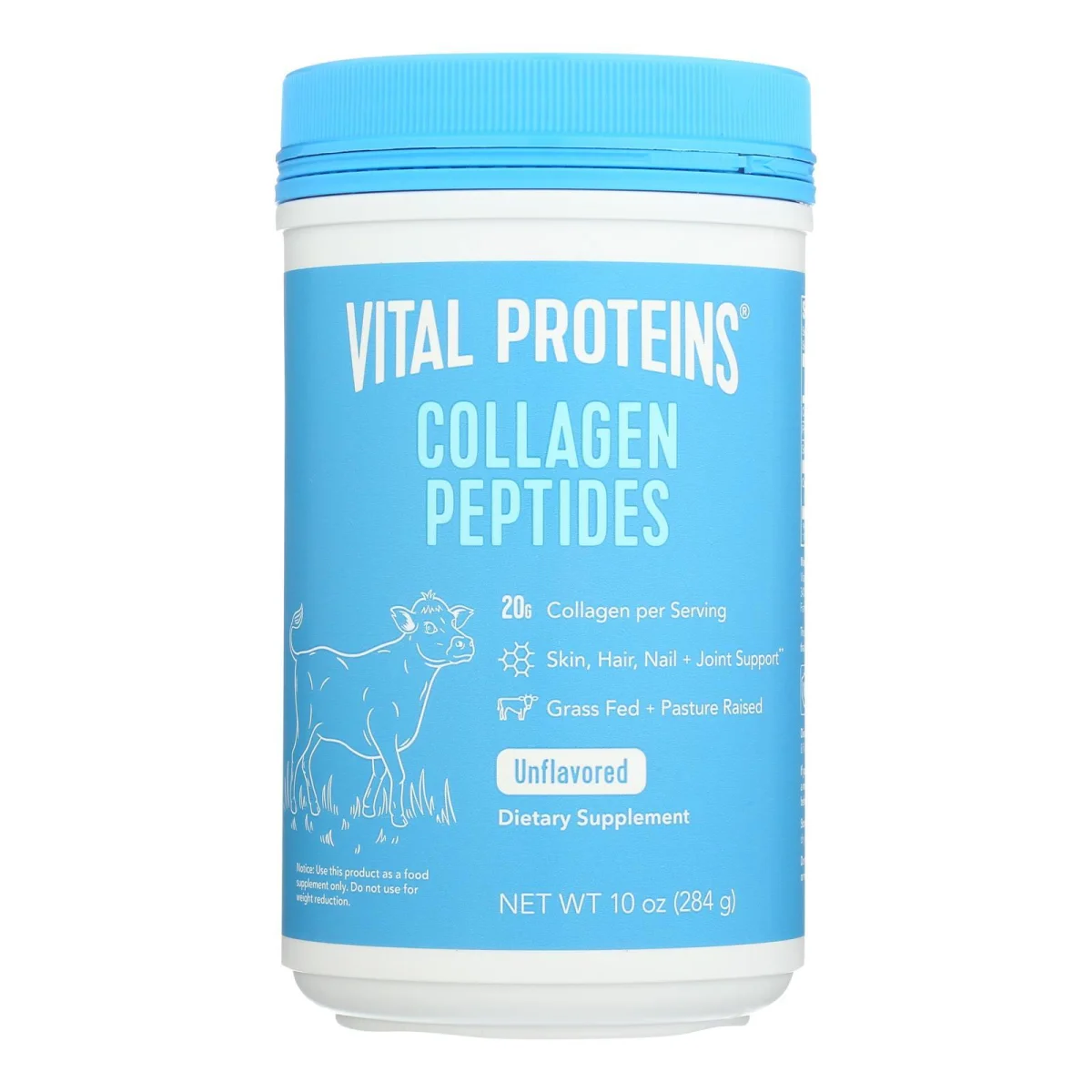 Vital Proteins Collagen Peptides Powder - NSF Certified for Sport Unflavored - 10 oz