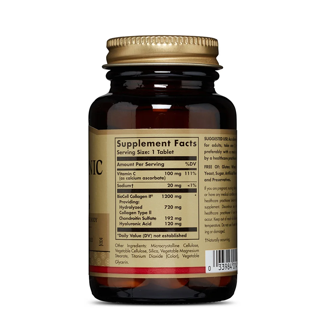 Solgar Collagen Hyaluronic Acid Complex - 30 Tablets