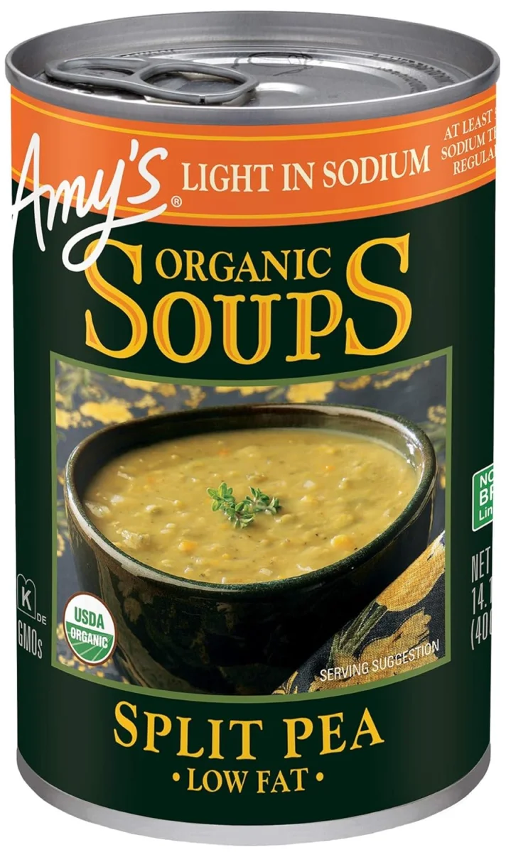 Amy's Organic Soup, Light in Sodium Split Pea - 14.1 fl oz