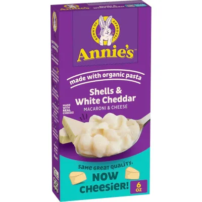 Annie's Shells & White Cheddar Macaroni & Cheese - 6 oz