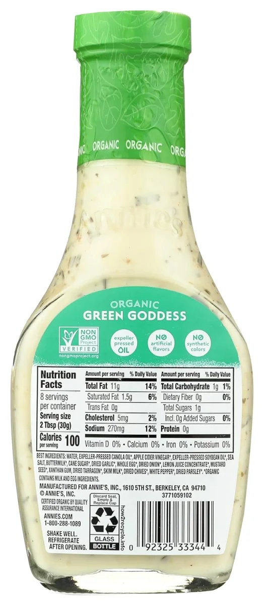 Annie's Organic Green Goddess Salad Dressing - 8 fl oz