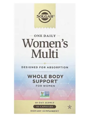 Solgar, One Daily Women's Multi, 60 Capsules