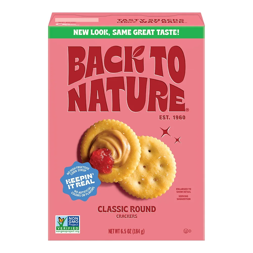 Back to Nature Classic Round Crackers - 6.5 oz