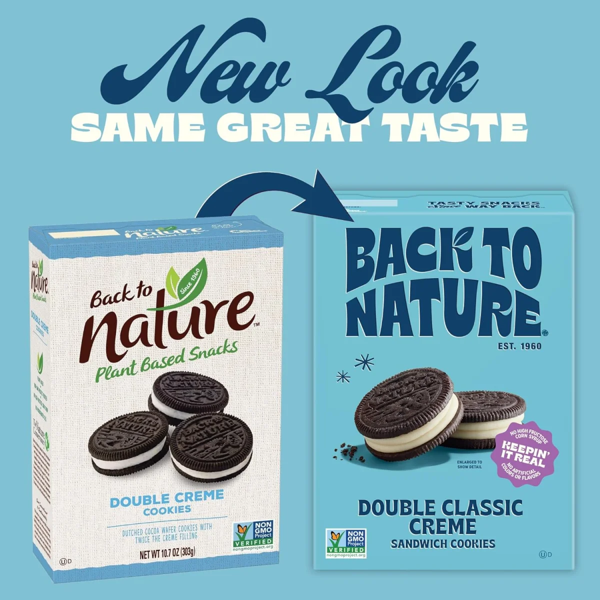 Back to Nature Double Creme Sandwich Cookies - 8.25 oz