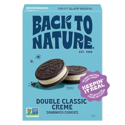 Back to Nature Double Creme Sandwich Cookies - 8.25 oz