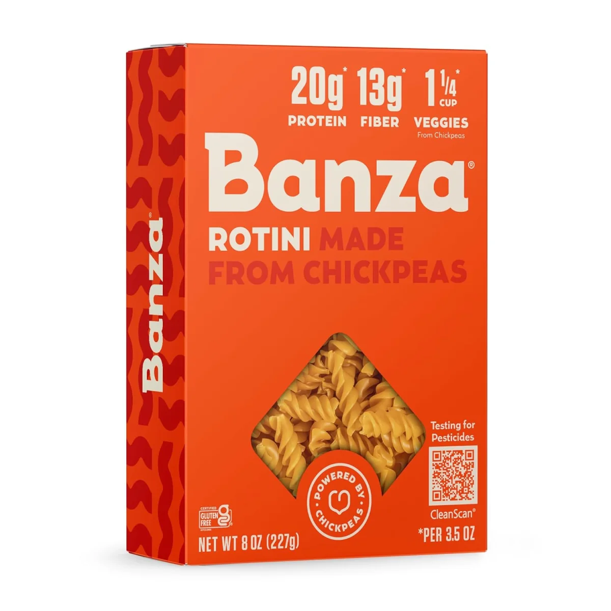 Banza Chickpea Pasta, Rotini - 8 oz
