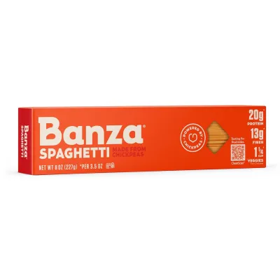 Banza Chickpea Pasta, Spaghetti - 8 oz