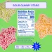 BEHAVE Low Sugar Gummy Candy, Sour Stars Raspberry Pineapple Apple - Image 2