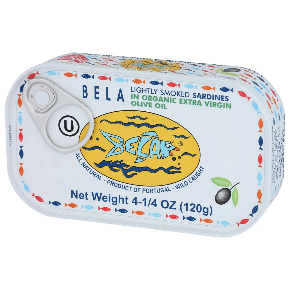 Bela Kosher Sardines in Olive Oil with Smoke Flavor - 4.23 oz