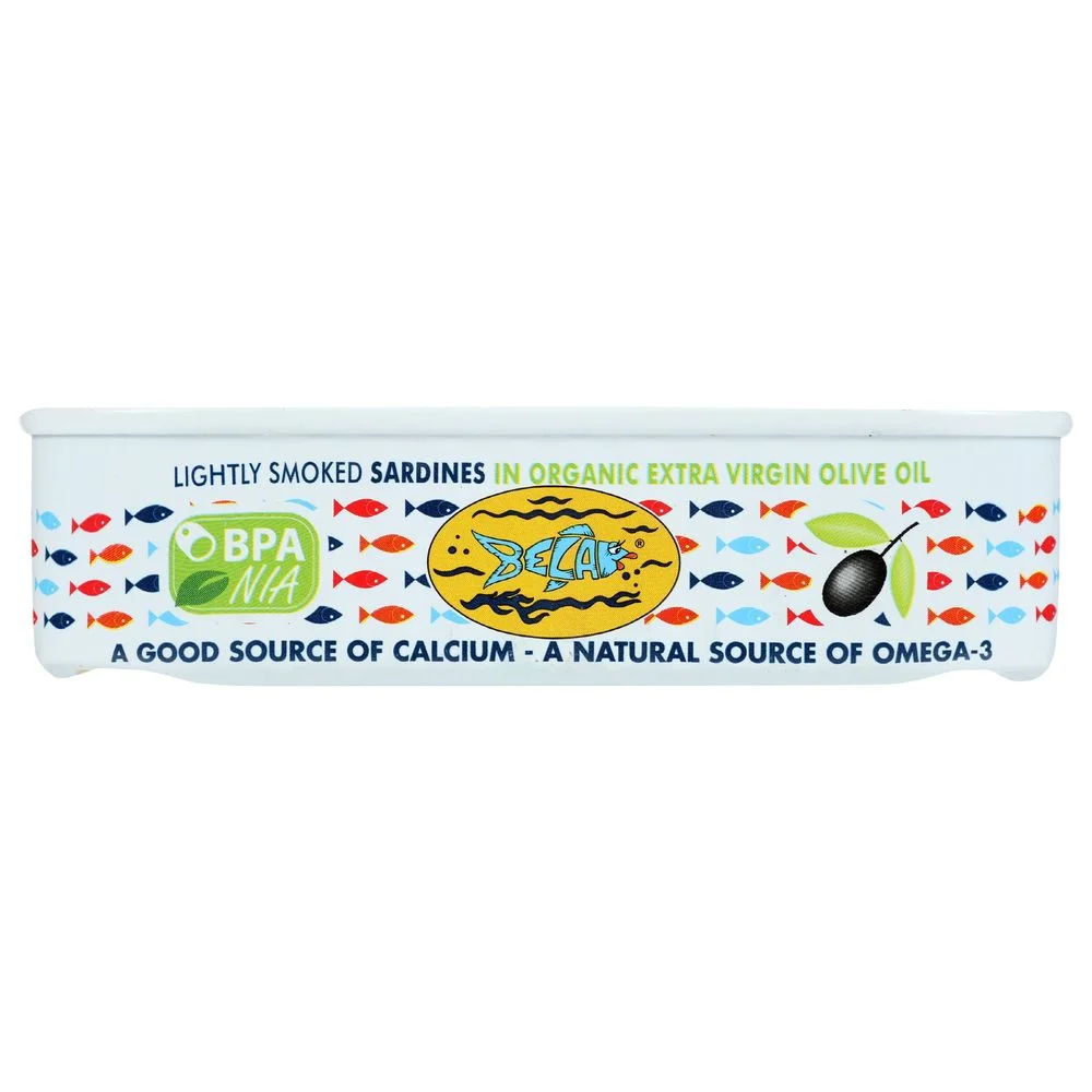 Bela Kosher Sardines in Olive Oil with Smoke Flavor - 4.23 oz