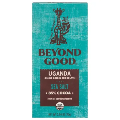 Beyond Good 85% Cocoa Dark Chocolate Bar with Sea Salt