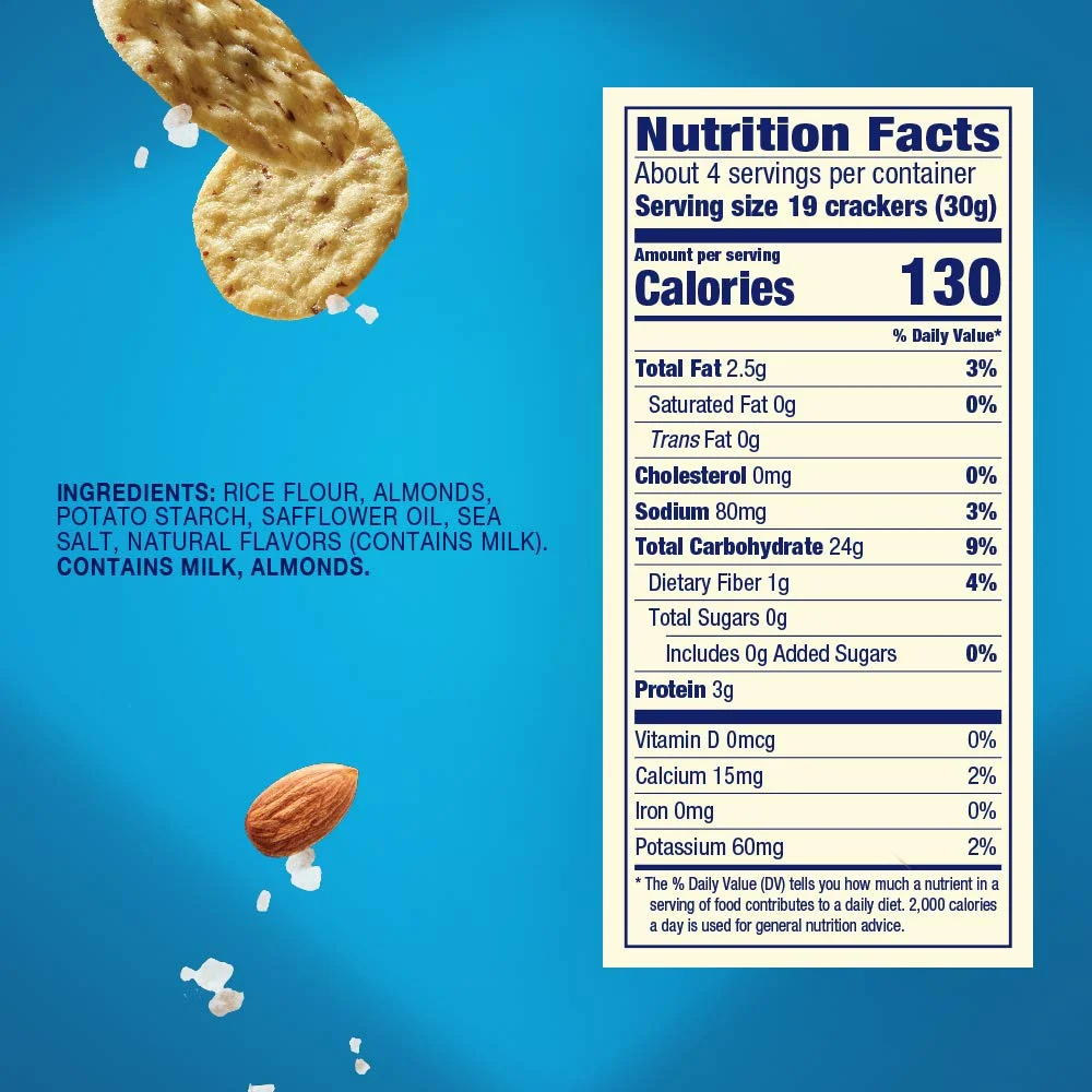 Blue Diamond Almond Nut-Thins, Hint of Sea Salt - 4.25 oz