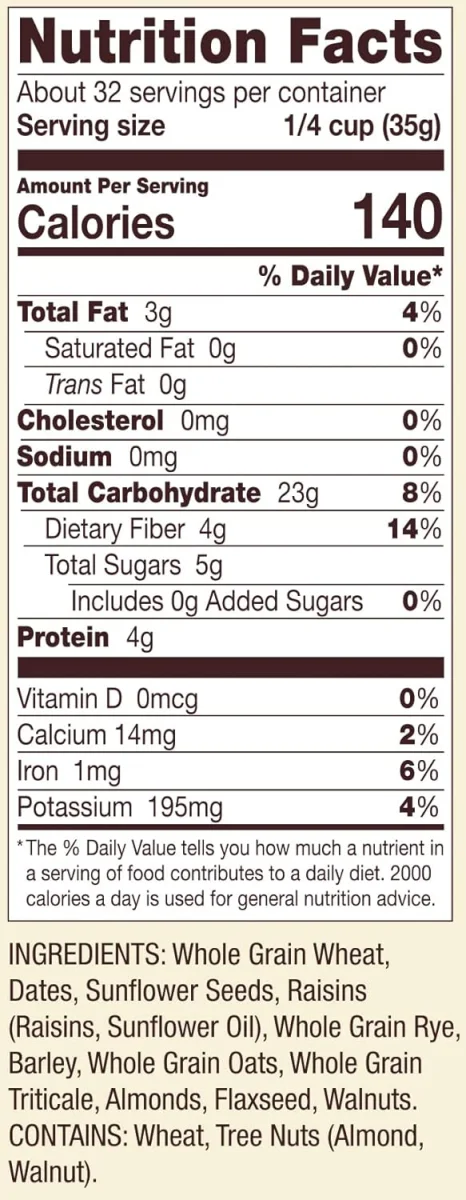 Bob's Red Mill Whole Grain Old Country Muesli Cereal - 40 oz