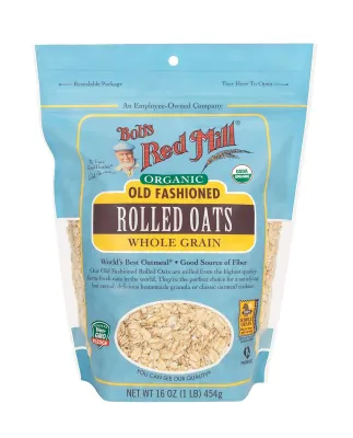 Bob's Red Mill Organic Whole Grain Rolled Oats, Old Fashioned - 16 oz