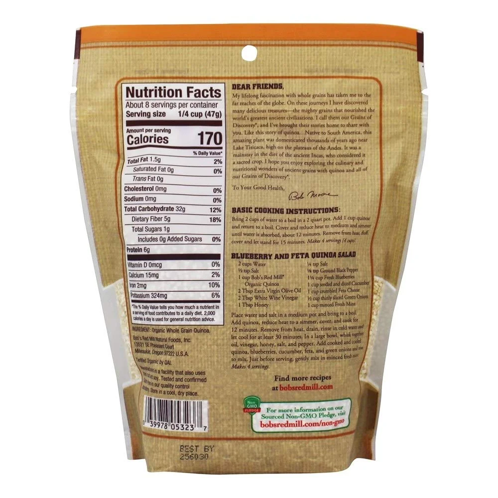 Bob's Red Mill Gluten Free Organic Whole Grain Quinoa - 13 oz