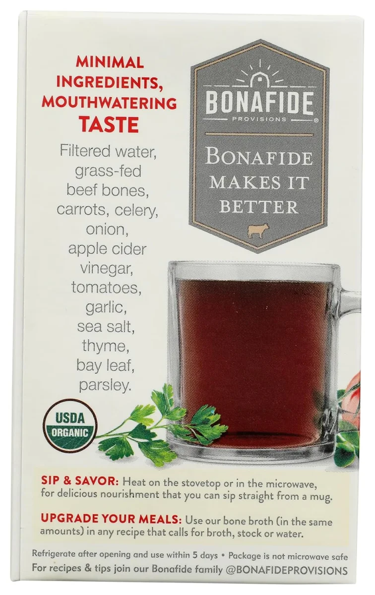 Bonafide Provisions Organic Beef Bone Broth - 16.9 oz
