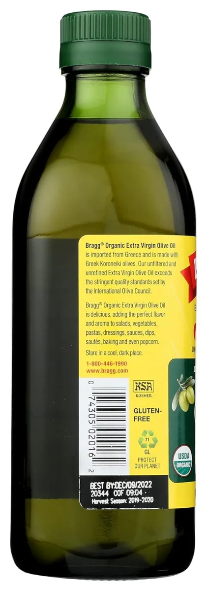 Bragg Organic Extra Virgin Olive Oil - 16 fl oz