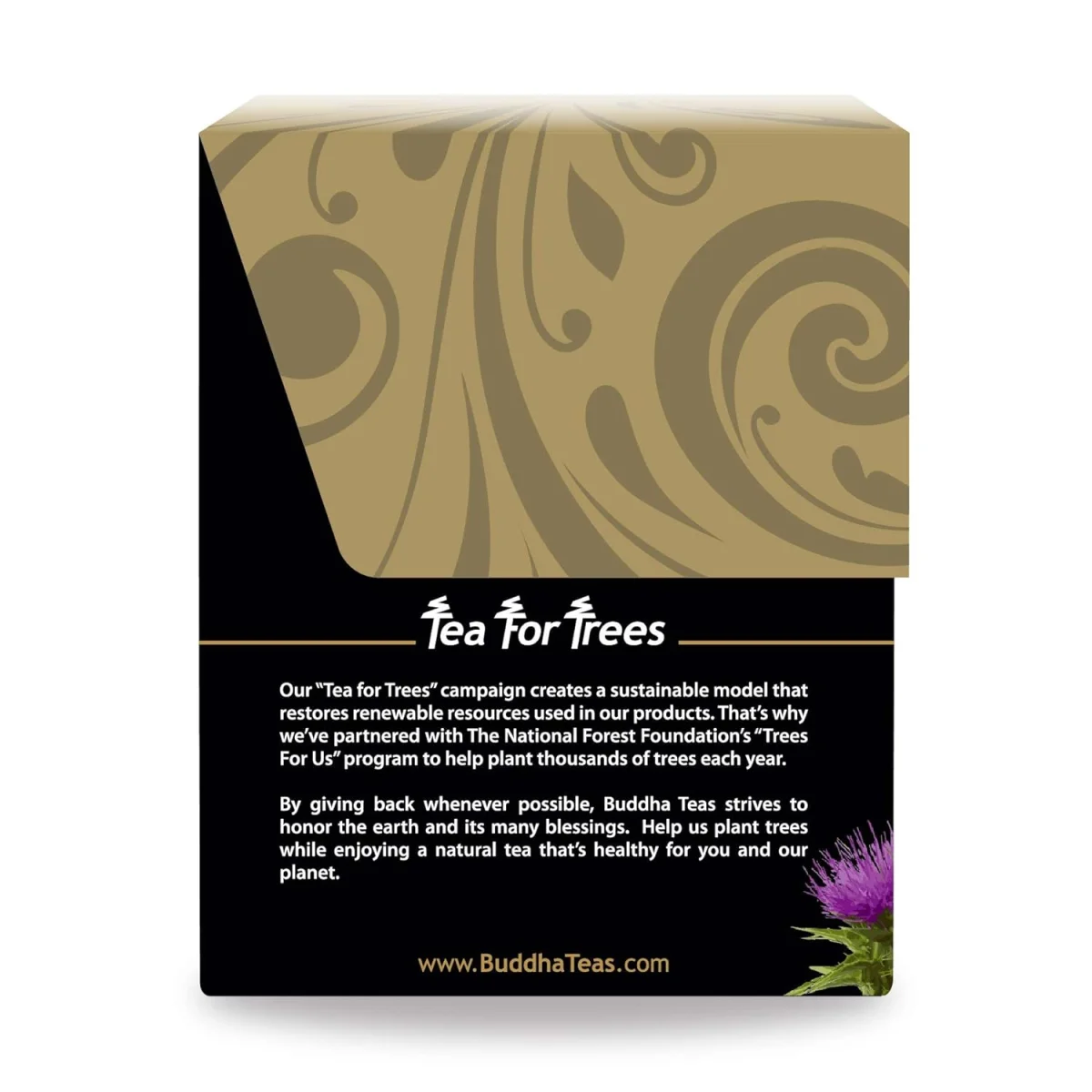 Buddha Teas Organic Milk Thistle Tea - 18 Tea Bags