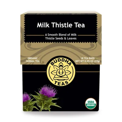 Buddha Teas Organic Milk Thistle Tea - 18 Tea Bags