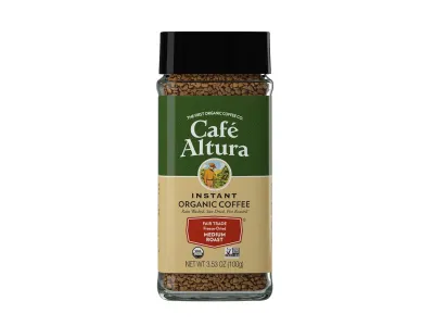 Cafe Altura Organic Instant Coffee, Medium Roast - 3.53 oz