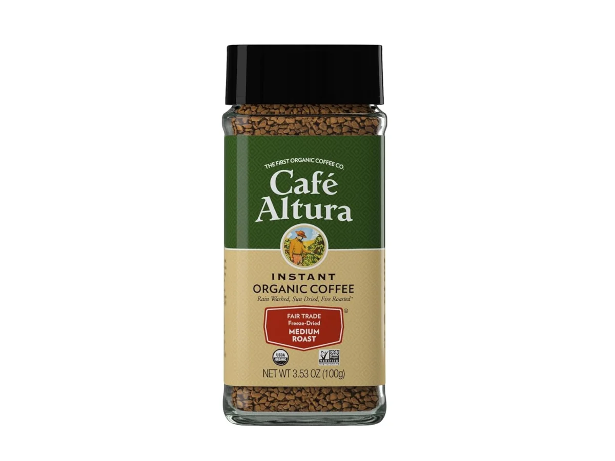 Cafe Altura Organic Instant Coffee, Medium Roast - 3.53 oz