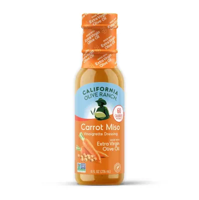 California Olive Ranch Carrot Miso Vinaigrette Dressing - 8 oz