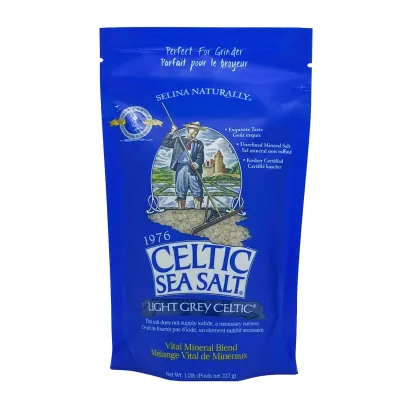 Selina Naturally Celtic Sea Salt, Light Grey Coarse - 0.5 lb