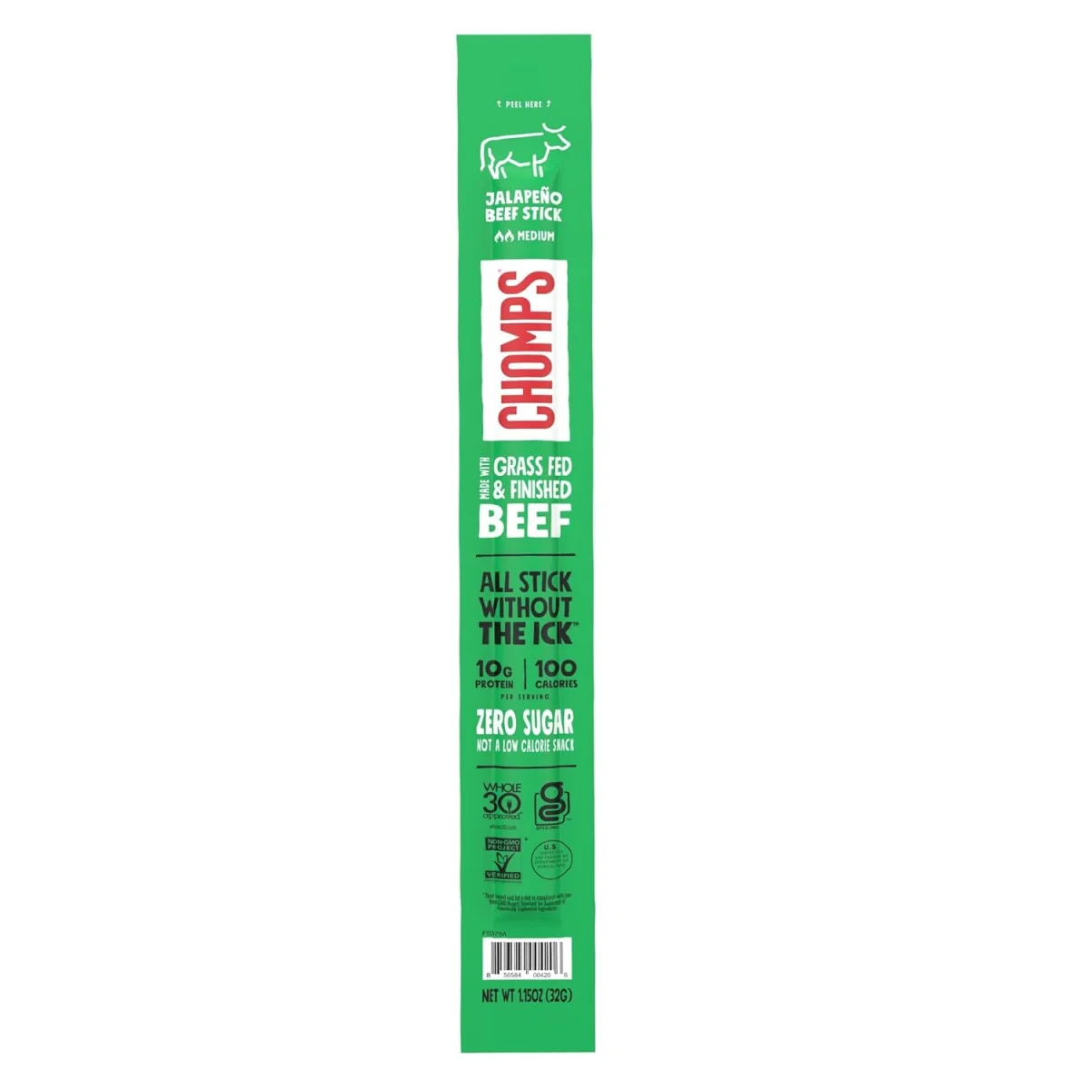 Chomps Jalapeno Beef Stick - 1.15 oz