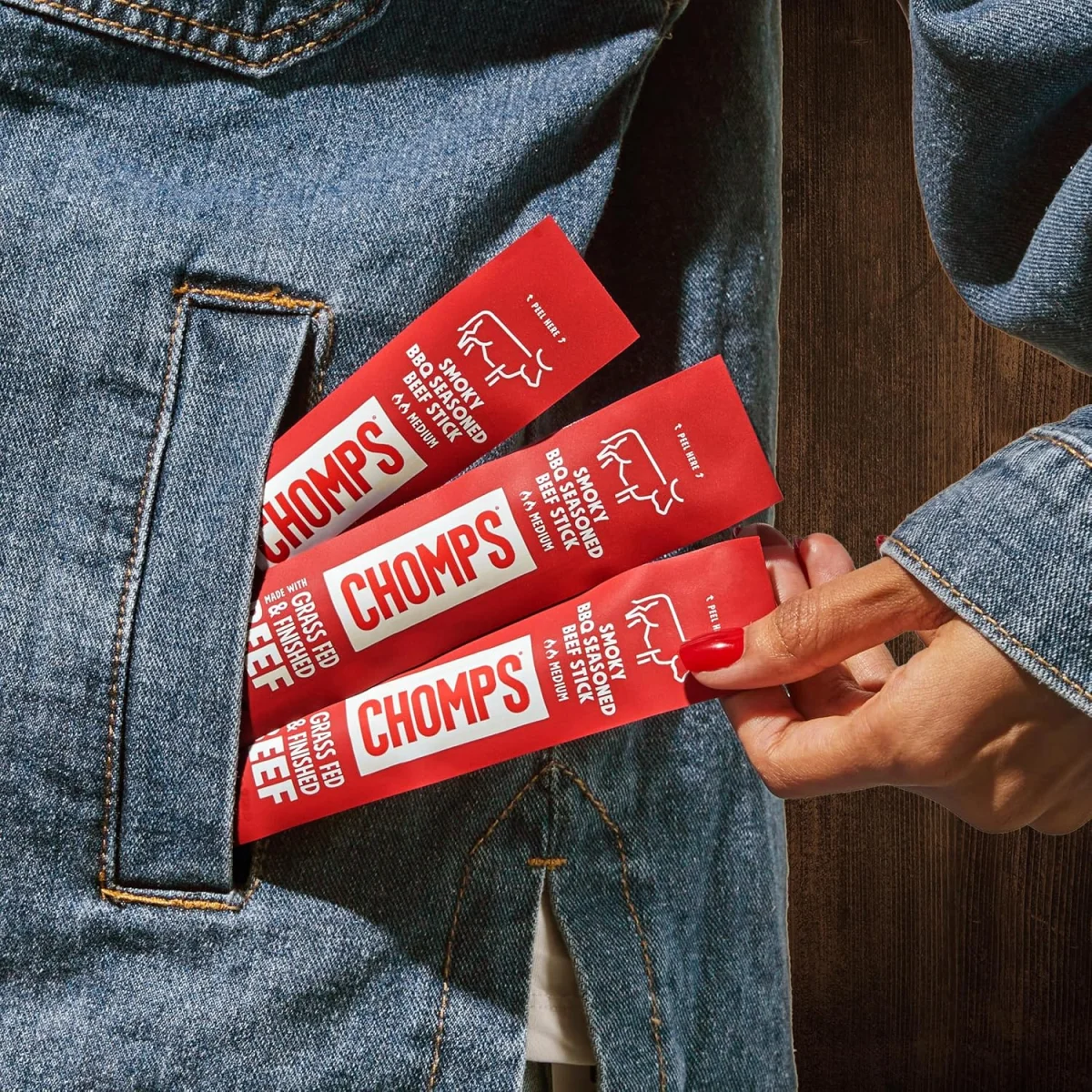 CHOMPS Smoky BBQ Beef Stick - 1.15 oz