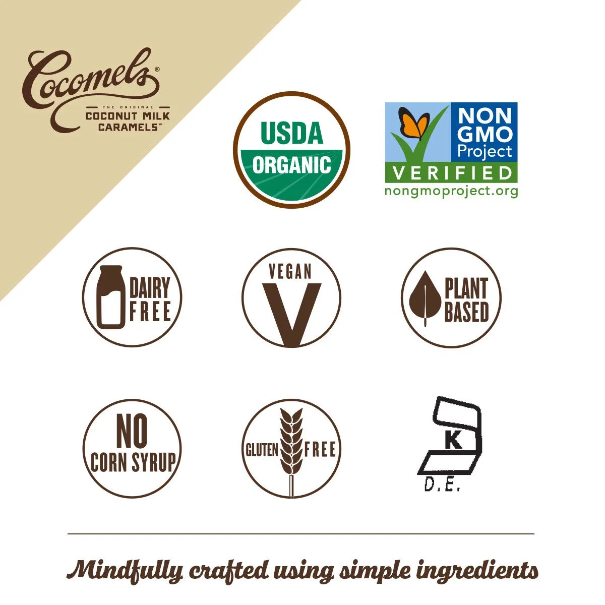 Cocomels Chocolate-Covered Sea Salt Coconut Milk Caramels - 1 oz