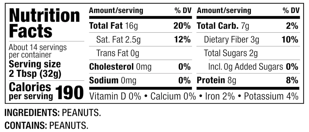 Crazy Richard's Natural Peanut Butter, Crunchy - 16 oz