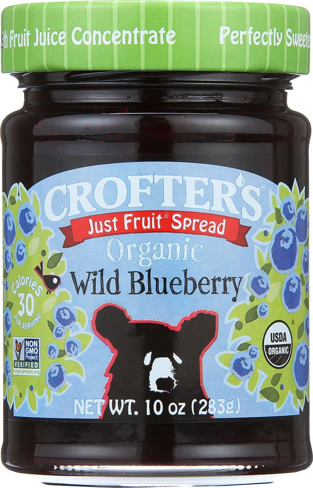 Crofters Organic Wild Blueberry Fruit Spread - 10 oz