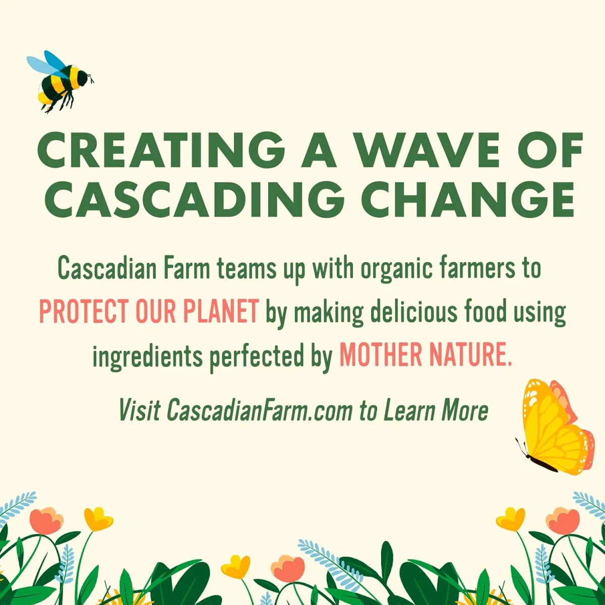 Cascadian Farm Organic Mixed Berry Cereal, No Added Sugar - 12.5 oz