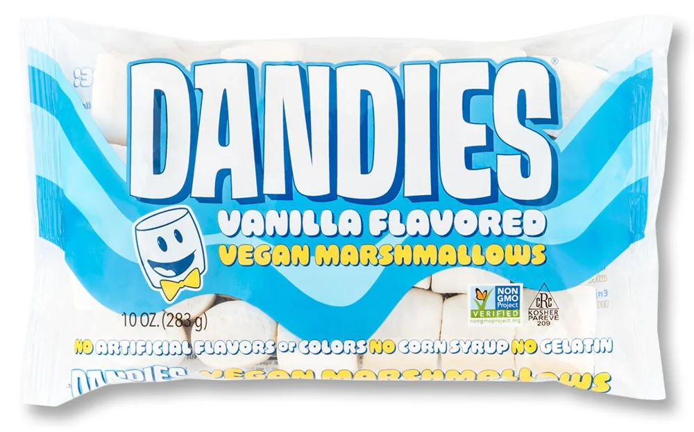 Dandies Vegan Marshmallows, Vanilla - 10 oz