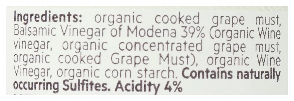 De Nigris Organic Balsamic Glaze - 8.5 oz