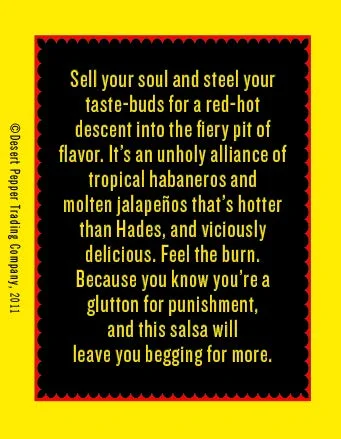 Desert Pepper Salsa XXX Roasted Habanero - 16 oz