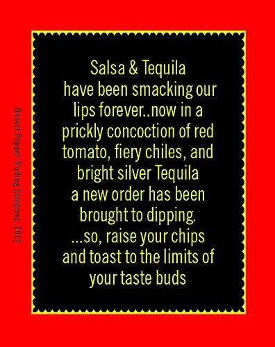 Desert Pepper Tequila Salsa, Medium Burn - 16 oz