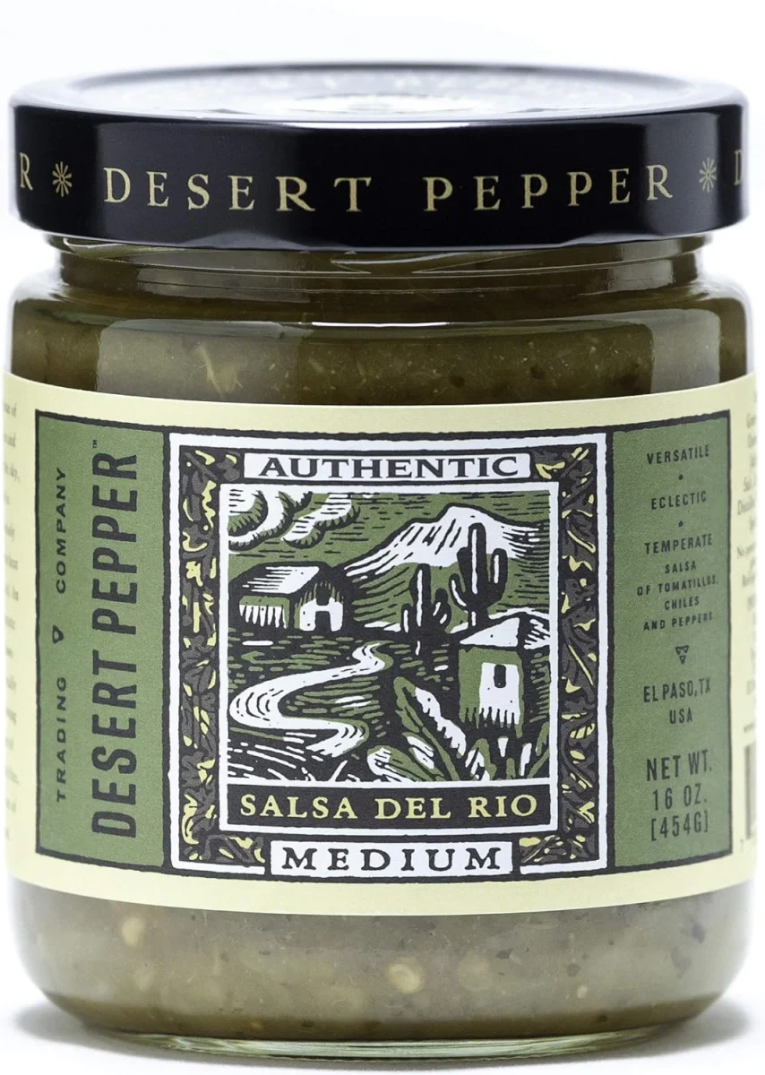 Desert Pepper Salsa Del Rio, Green Salsa with Green Chiles