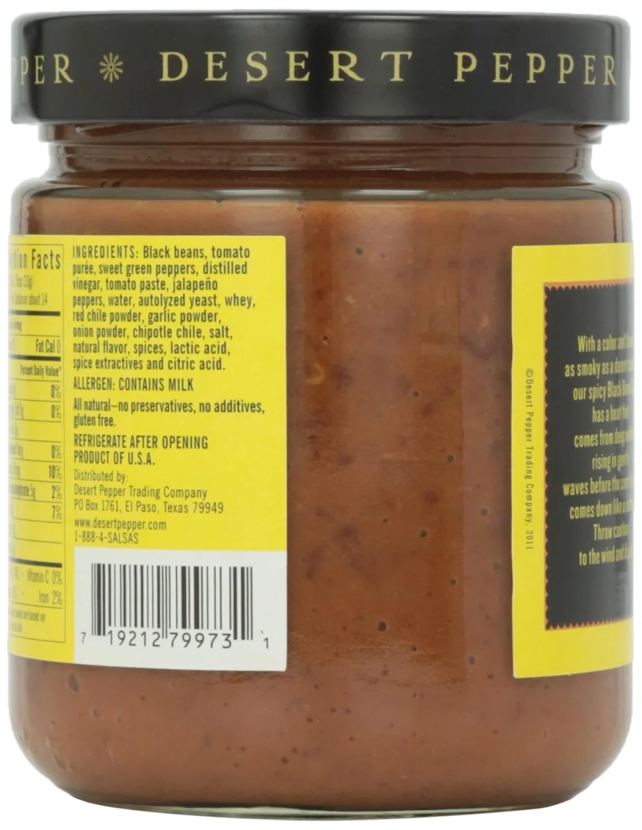 Desert Pepper Trading Company Spicy Black Bean Dip - 16 oz