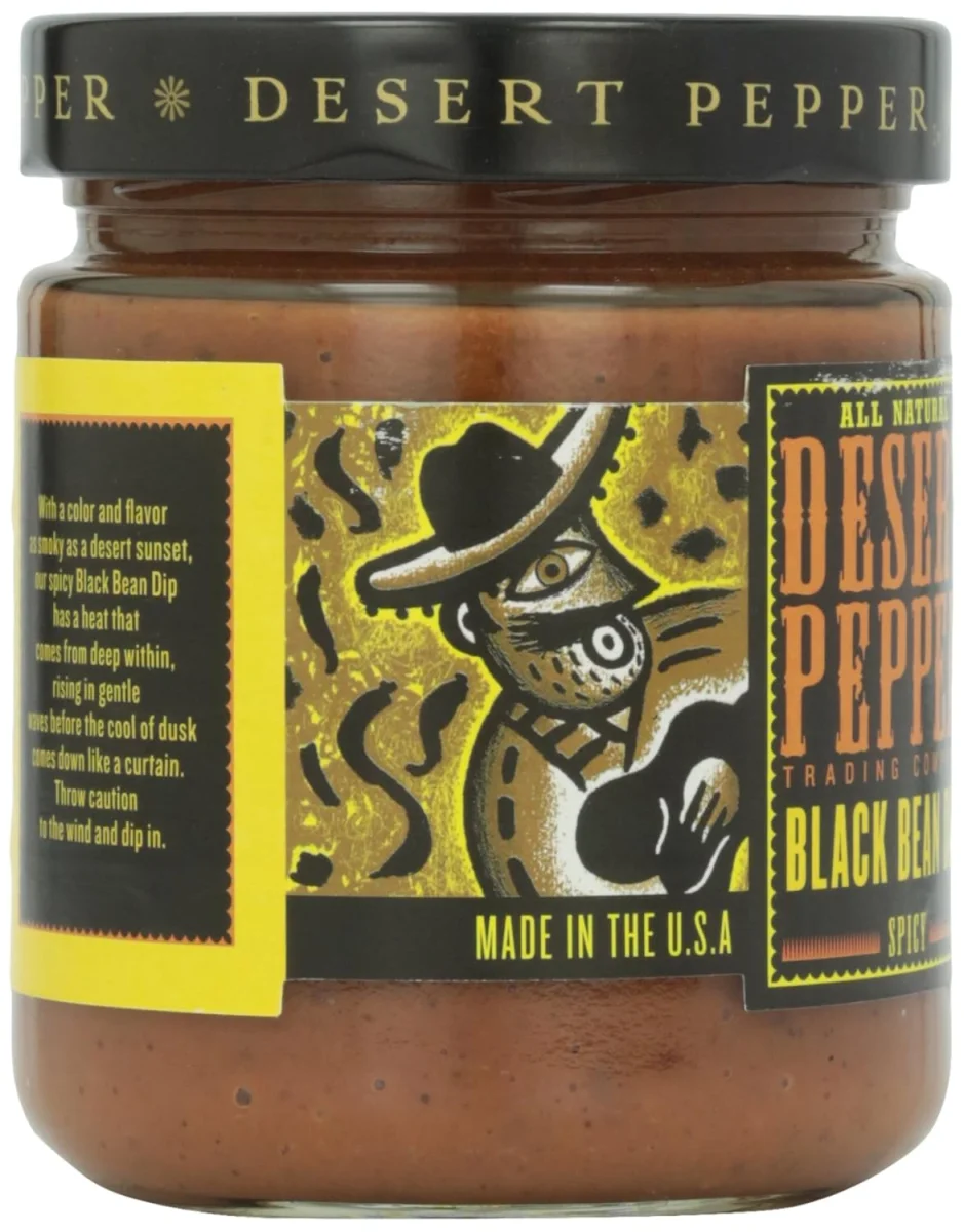 Desert Pepper Trading Company Spicy Black Bean Dip - 16 oz