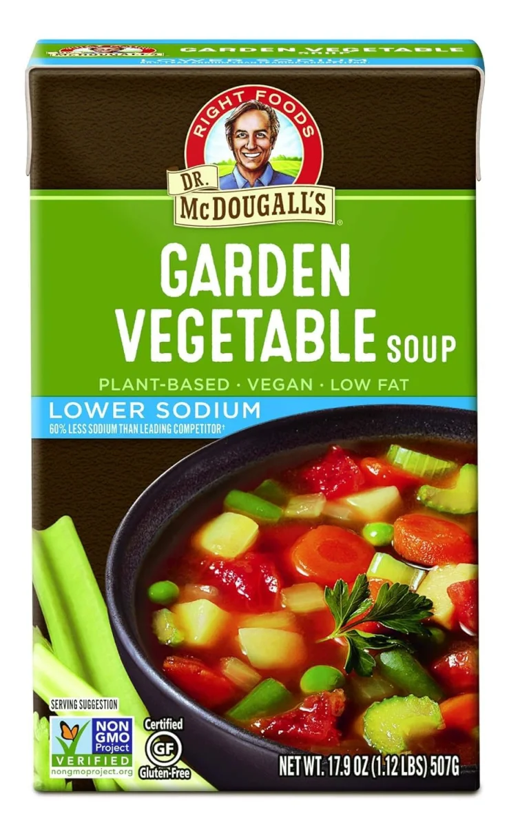 Dr. McDougall's Lower Sodium Garden Vegetable Soup - 17.9 fl oz