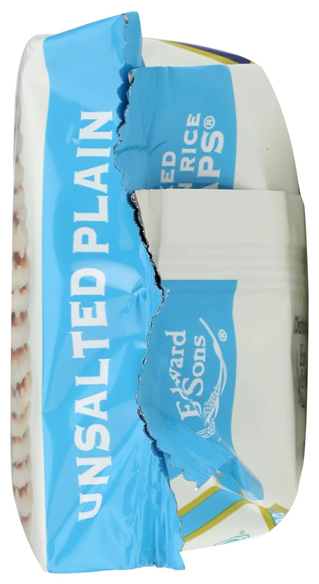 Edward & Sons Organic Brown Rice Snaps, Gluten Free Unsalted Plain - 3.5 oz