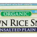 Edward & Sons Organic Brown Rice Snaps, Gluten Free Unsalted Plain - 3.5 oz - Image 7