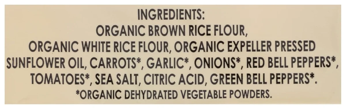 Edward & Sons Brown Rice Snaps, Gluten Free Vegetable - 3.5 oz